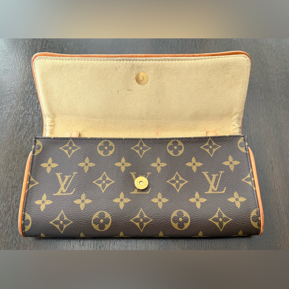 Vintage 2001 Louis Vuitton Monogram Twin Pochette GM - Picture 6 of 16